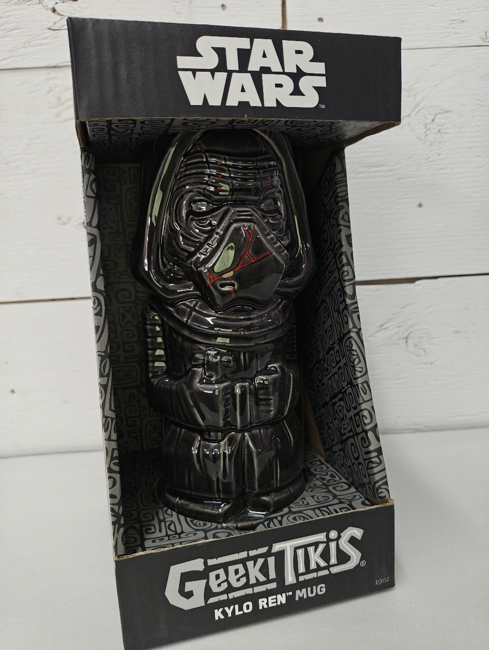 Star Wars Kylo Ren Geeki Tikis Mug - Black Ceramic
